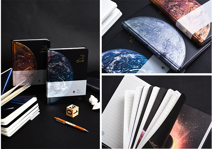 AR Effect A5 Leather Notebook with Customized Inner Core and Inspirational Design