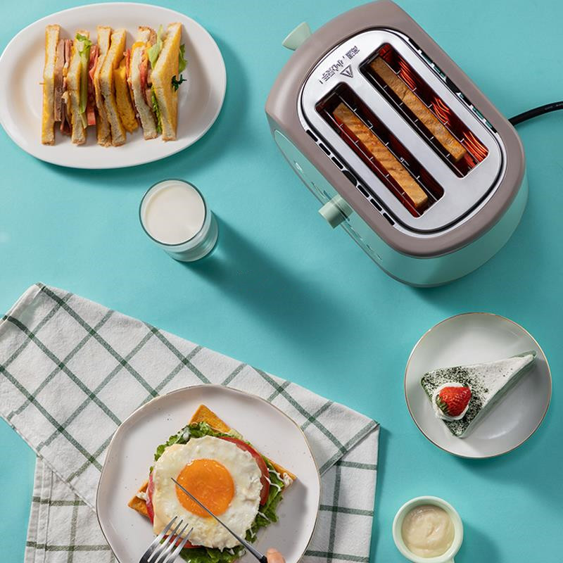 6 Gear 220V Stainless Steel Electric Toaster Automatic Bread Oven Home Breakfast Machine toaster