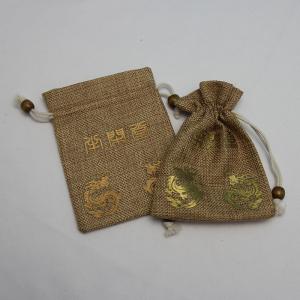Quality Biodegradable Return Gift Jute Bags , Sunglasses Reusable Drawstring Bags wholesale