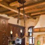 Loft Rope Chandelier Dining room Wave Industrial Edison Lamp black flash vintage
