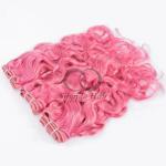 Pink Water Wave Remy Human Hair Bundles Sew In Weave Bundles Brazilian Bundle