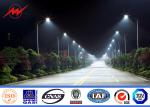 Outdoor 6M Double Arm Painting Galvanized Steel Pole Q234 Material for Road