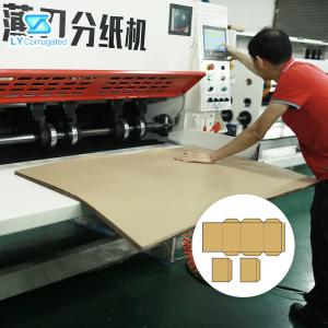 Quality Thin Blade Cardboard Box Cutting Machine PLC Control Honeycomb wholesale