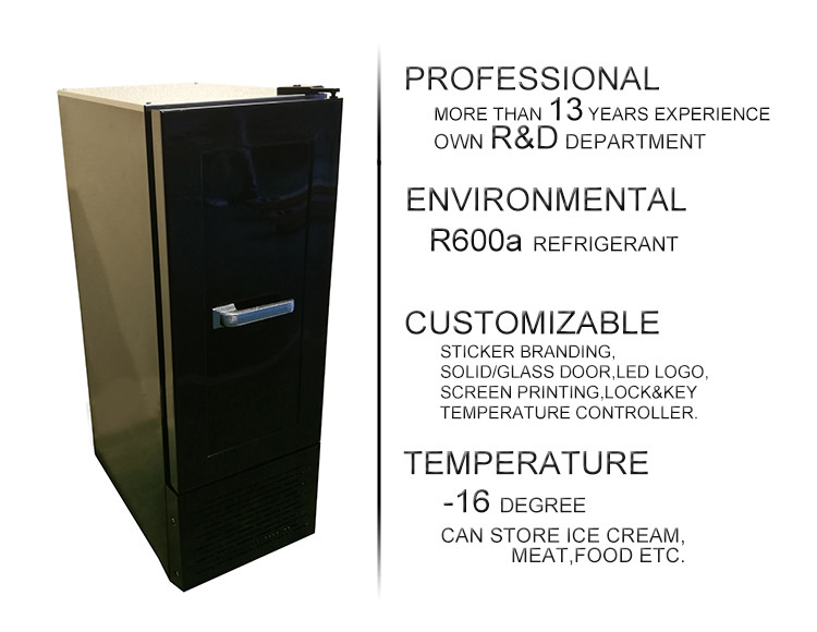 36L Counter top Display Ice Cream Freezer with temperature -20 degree SD36