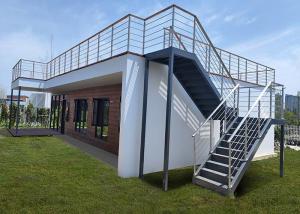 Quality Prefabricated Modular Home Prefab Wooden Bungalow With Light Steel Frame wholesale