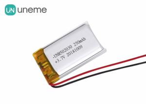 Quality Rechargeable Lipo Batteries 502030 / 3.7V 250mAh Small Custom Lithium Polymer Battery wholesale