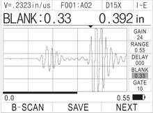 Unique Multiple Wave Check Method TG5500DL Series Ultrasonic Thickness Gauge