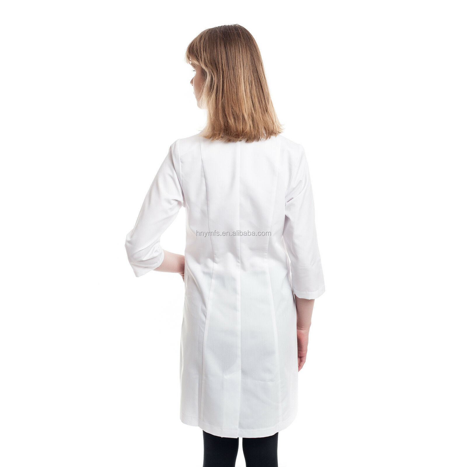 Hospital Operating Surgeons Medical Lab Coat Long Sleeve 100% Cotton