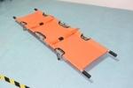 Hospital Portable Ambulance Emergency Stretcher 2 Sections Aluminum Alloy
