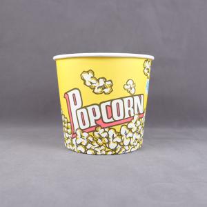 Quality Biodegradable Paper Disposable Popcorn Cups 32oz 46oz 70oz 85oz wholesale