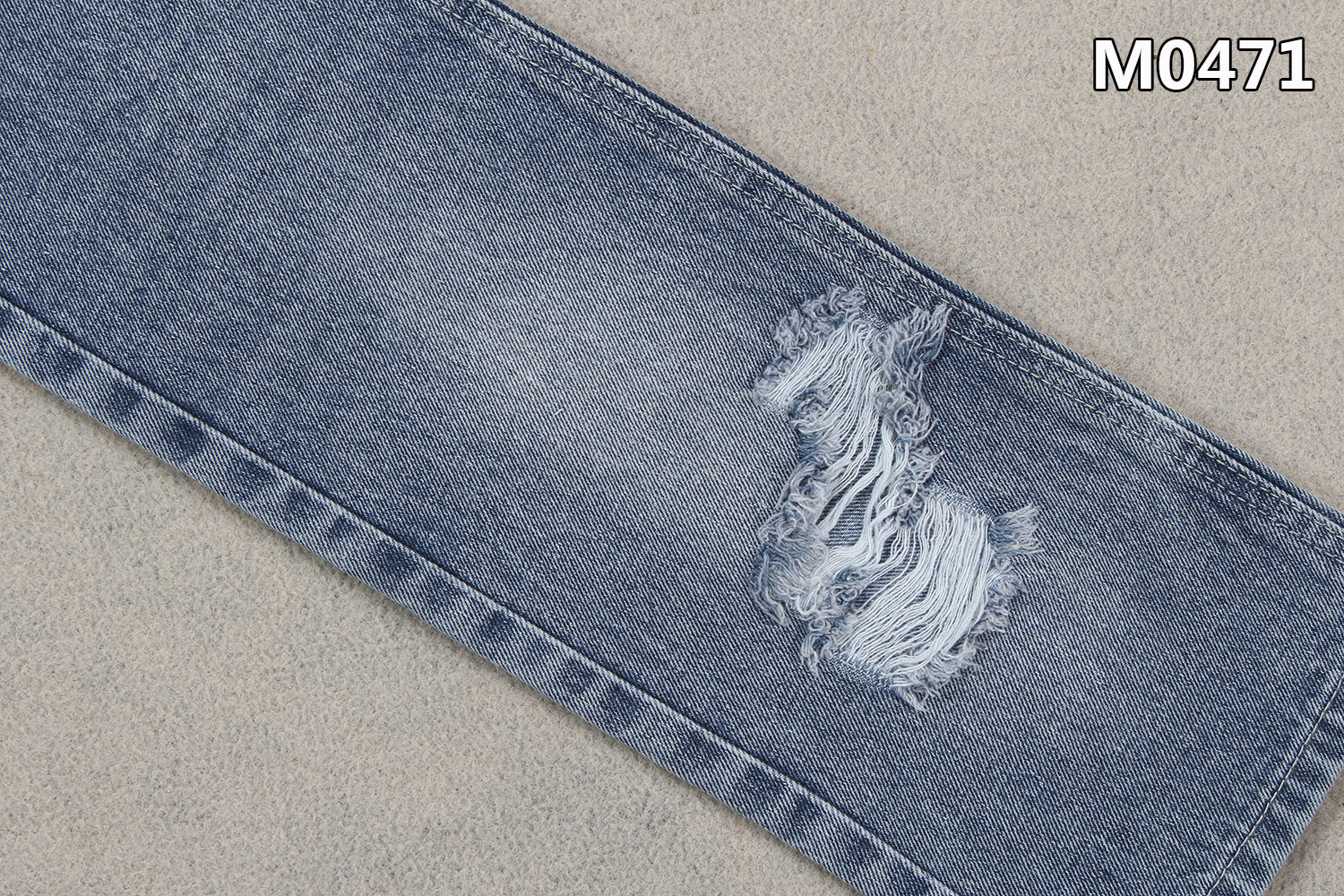 420GSM 12.5oz Heavy Indigo Industrial Denim Fabric For Work Wear Uniform