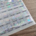 Glossy Hot Stamping Label Adhesive Hologram Laser Sticker Printer