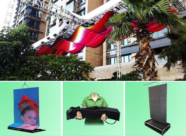 6000Nits Ultra Slim Outdoor Advertising LED Screen Video Wall Waterproof