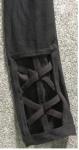 Stockpapa Black Yoga Athletic Wear Ladies Yoga Jeggings 10% Spandex