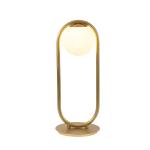 Contemporary Glass Ball Table Desk Lamp For Bedroom