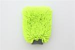 Green color high quality double side microfiber chenille car cleaning detailing
