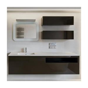 Quality Wall Mounted Bathroom Vanities PVC Modular Furniture 38-46 in Width Bathroom Cabinet wholesale