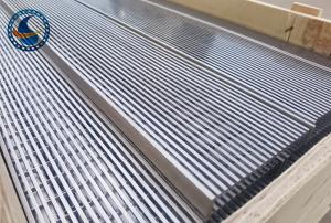 Quality Straight Grating Wedge Wire Screen Panel Stainless Steel 316l 3mm Slot wholesale
