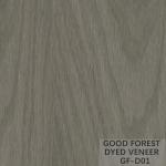Grain Dyed Wood Veneer Natural American Oak Veneer Bleaching