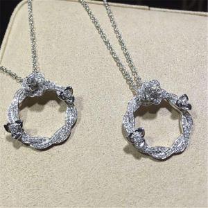 Quality Piaget full diamonds of rose vine necklace 18kt gold with white gold or yellow gold 110 diamonds wholesale