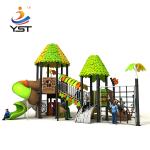 Colorful Galvanized Pipe Adventure Playground Equipment For 14 Years Old