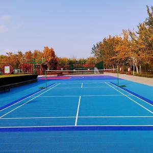Quality Polypropylene Interlocking PP Tiles , Weather Resistant Outdoor Sports Flooring Tiles wholesale