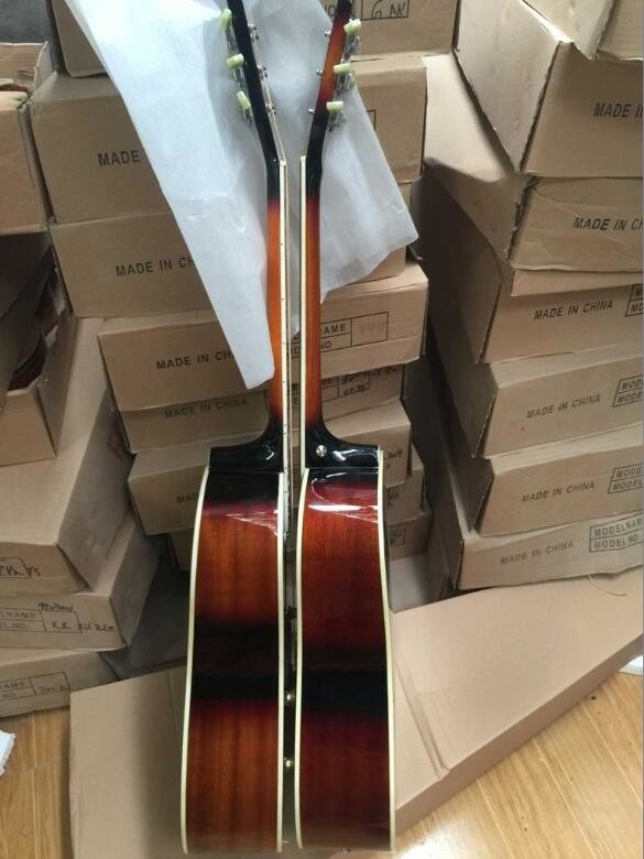 Chibson G160e VS acoustic guitar sunburst John Lennon G160 electric acoustic guitar Free Shipping G160