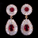 Women's WaterDrop Earrings, CZ Earrings For Bride Jewelry Parties Wedding