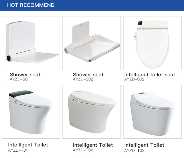 Automatic Flush One Piece Round Toilet , Integrated Electric Toilet