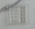 Ecofriendly transparent plastic ampoule tray tray Medical 10ml sample box