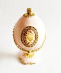 Luxury RoseFaberge Easter Eggs Jewelry Box Russian Royal Case Metal Faberge Egg