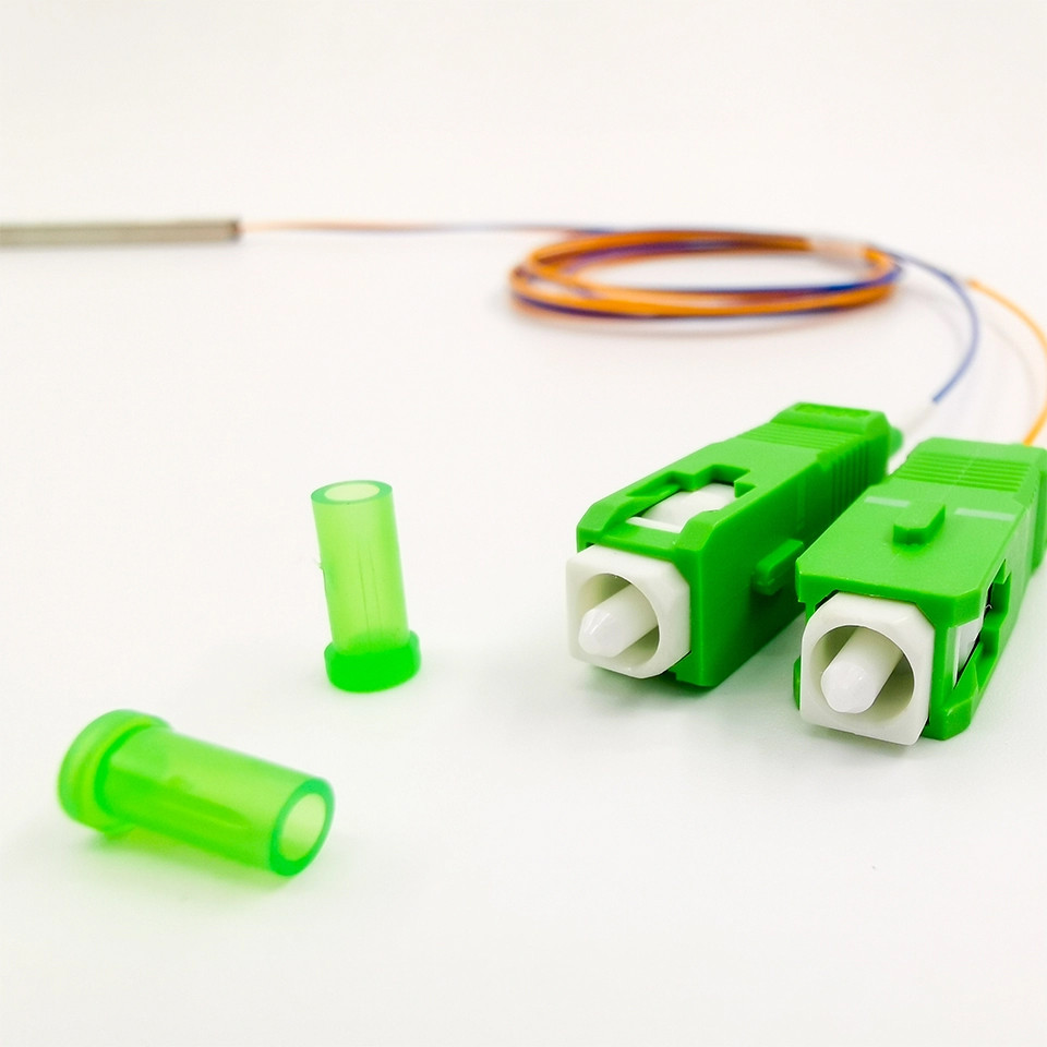 Passive 8 Way 1x8 Fiber Optic Splitter Fan Out SC / UPC PLC in Fiber Network FTTH