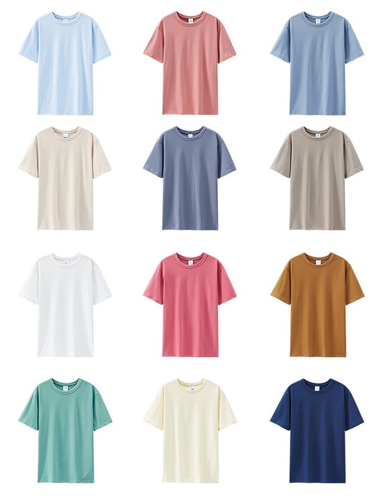 Thick 250Gsm Oversided Blank T Shirts Plain 100% Cotton For Printing