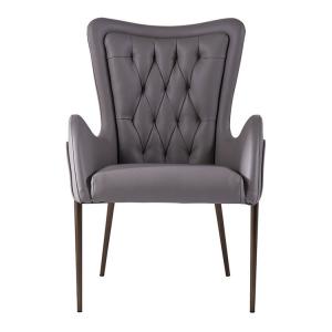 Quality Blue Velvet Restaurant Dinning Chair Fabric Simplicity Upholstered Steel Pipe wholesale