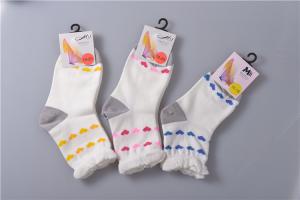 Quality Slip Resistant 100 Cotton Socks For Toddlers , Keep Warm Cute Baby Socks wholesale