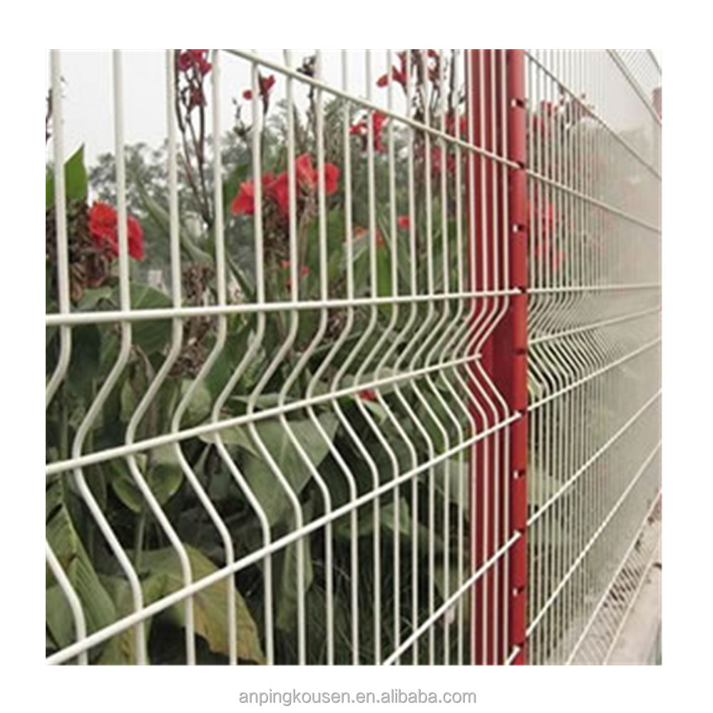 Customized Steel Hot-Dipped Galvanized 3D Welded Wire Mesh Fence Panel at Competitive