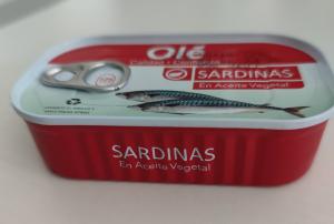 Quality Commercial Sterility 125g Canned Sardine Fish In Soybean Oil wholesale