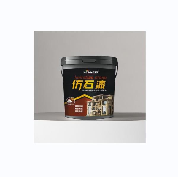 Waterproof Exterior Heat Insulation Lime Wash Paint 15 Years Spray Application