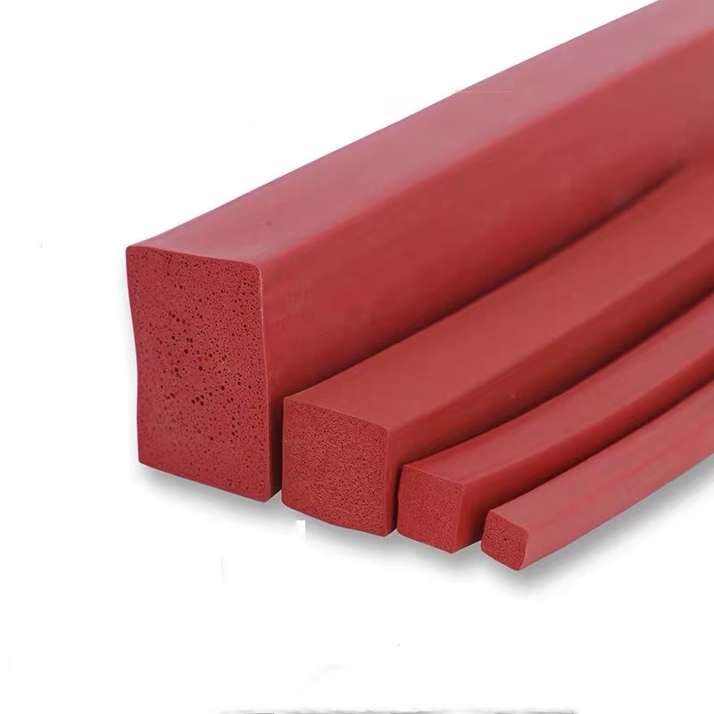 Custom Size Hot Style Self Adhesive Silicone Rubber Strip for Wood Metal Security Door