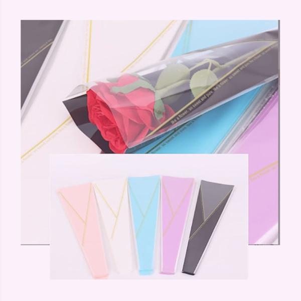Transparent Multi Specification Flower Bouquet Sleeves For Flower Vegetable