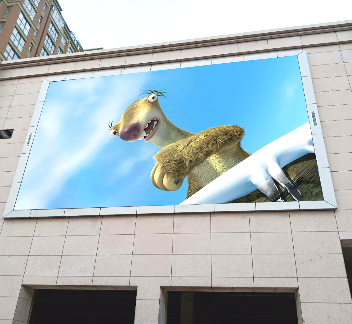 LED Digital Video Wall Display Panels Mobile HD Outdoor P4 Lightweight