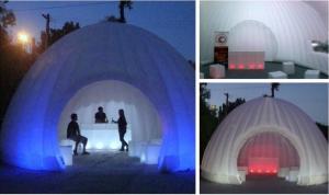 Quality Hot sale advertisin inflatable lighting tent for tea house / inflatable tent with led tent wholesale