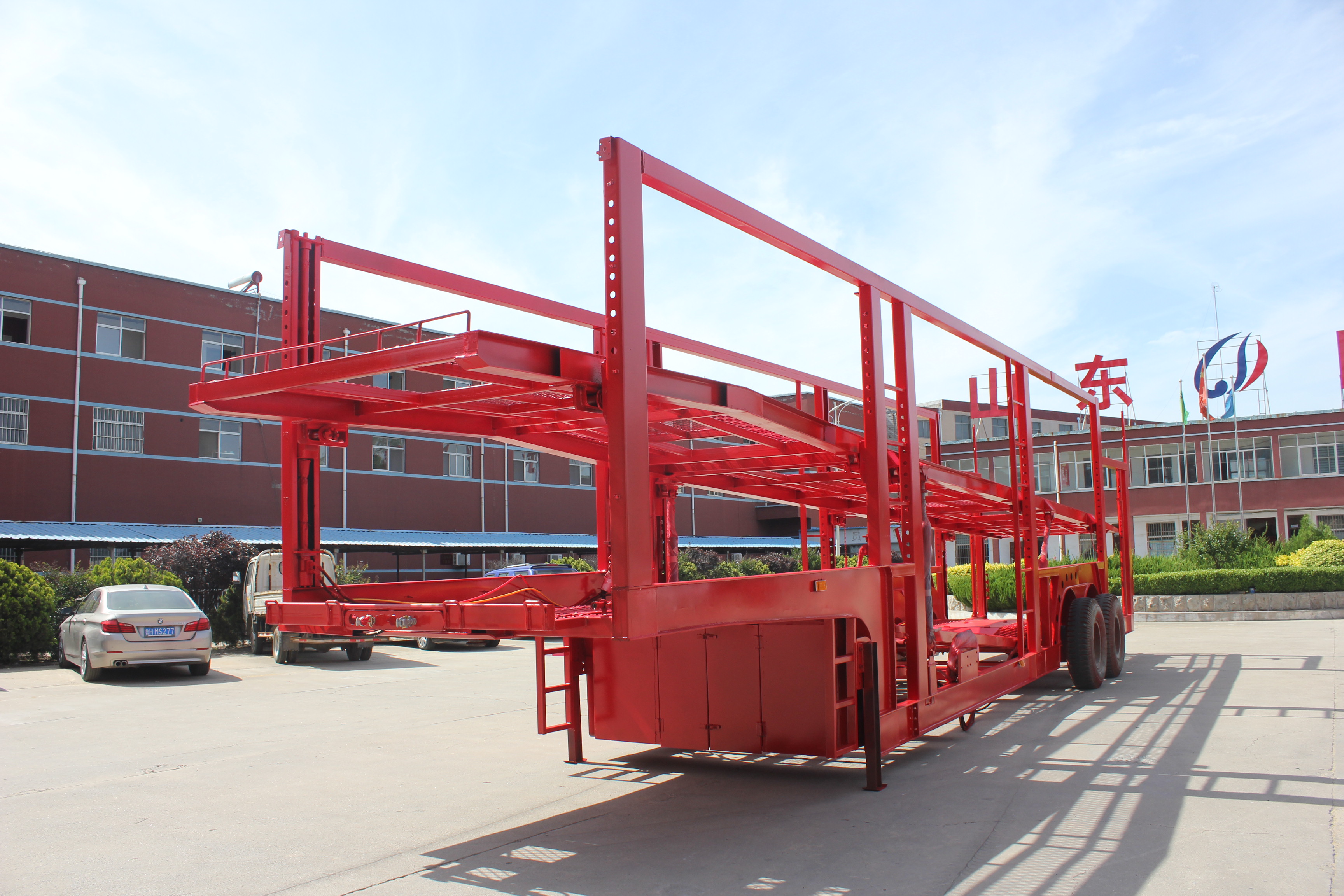 Car Carrier Transport Semi Trailer Car Trailer As Customer's Requirements