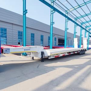 Quality TITAN 3 Axle Low Bed Trailer for Sale With Ramp wholesale