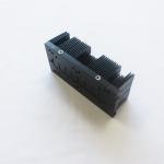Anodizing Black Bonded Straight Fin Heat Sink Al6063 High Density ISO9001