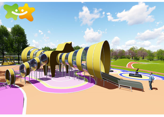 Park Landscape Plan Kids Outdoor Playground Equipment