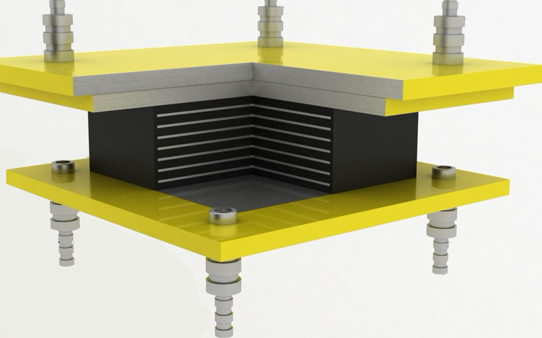 1900 Seismic Isolation Bearing Vulcanizing Press Machine with 800 mm Plate Clearance