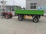 3 Axles Side Tipper Dump Full Semi Truck Trailer With Side Wall Height 600