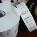 Washable Clothing Care Label Customized Cotton Satin Nylon Taffeta Material