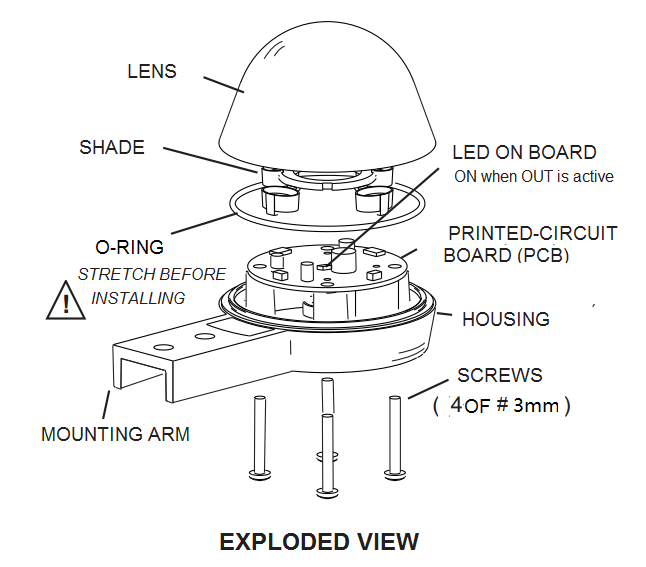 High accuracy garden optical rain sensor with operating temperature range -40C 60C